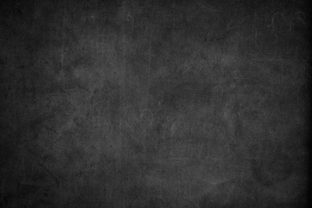 istock Blank front Real black chalkboard background texture in college concept for back to school kid wallpaper for create white chalk text draw graphic. Empty old back wall education blackboard. 1199463754