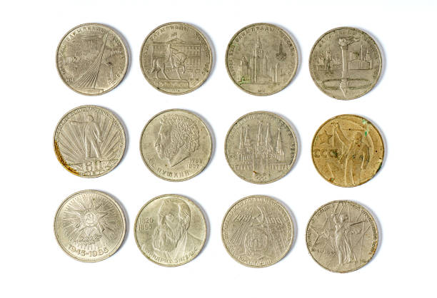 istock Old commemorative coins of the USSR 1199466896