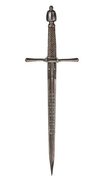 early vintage medieval metal dagger