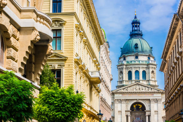 istock Architecture of Zrinyi utca in Budapest, Hungary 1199467530