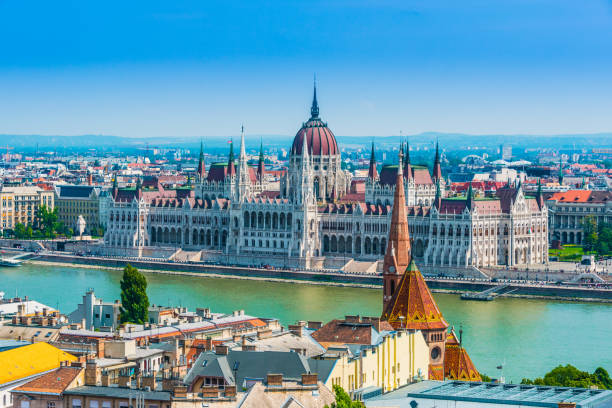 istock Panoramic view of Budapest, Hungary 1199468237