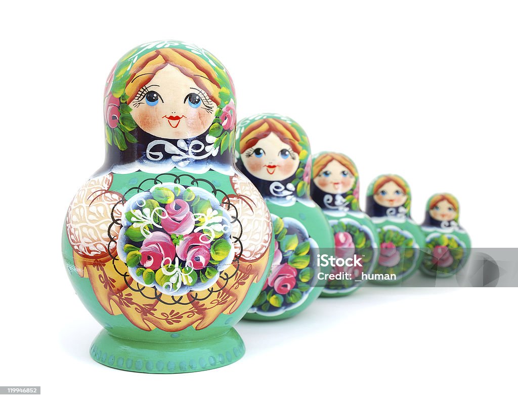 Aninhamento bonecas russas - Royalty-free Babushka Foto de stock