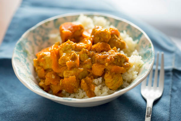 istock Turkey, pumpkin curry with rice 1199470662