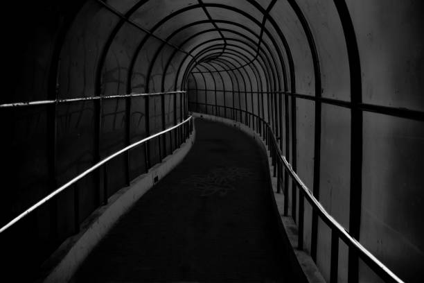 istock A covered curvy walkways unique black and white photo 1199475712