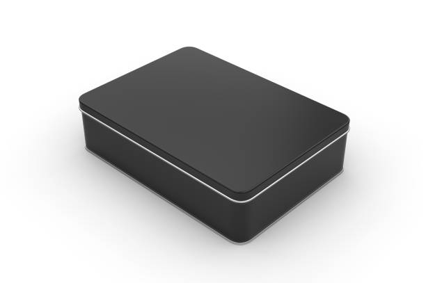 istock Blank tin container for branding and design. 3d render illustration. 1199475774