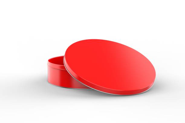 istock Blank round tin container for branding and design. 3d render illustration. 1199476117