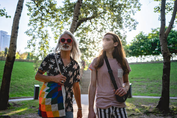 istock Two tourists exploring a public park in Buenos Aires 1199476287