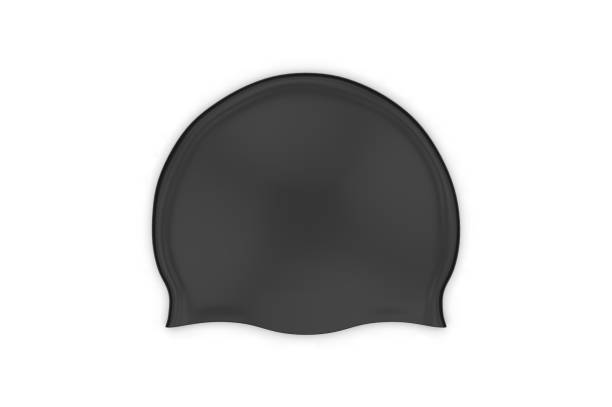 istock Blank swim cap for branding and mock up, 3d render illustration. 1199476958