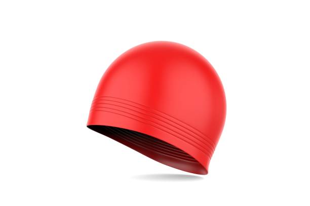 istock Blank swim cap for branding and mock up, 3d render illustration. 1199476964
