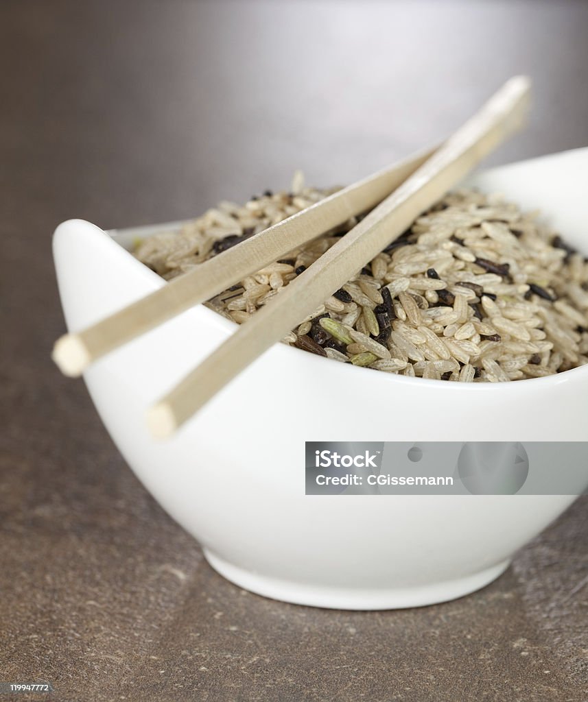 Mezcla de arroz en un tazón - Foto de stock de Alimento libre de derechos