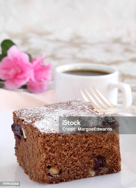 Torta Al Cioccolato - Fotografie stock e altre immagini di Azalea - Azalea, Caffè - Bevanda, Caffè nero