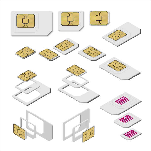 Sim Card Example Card Micro Sim Card Template Stock Photos, Pictures & Royalty-Free Images ...