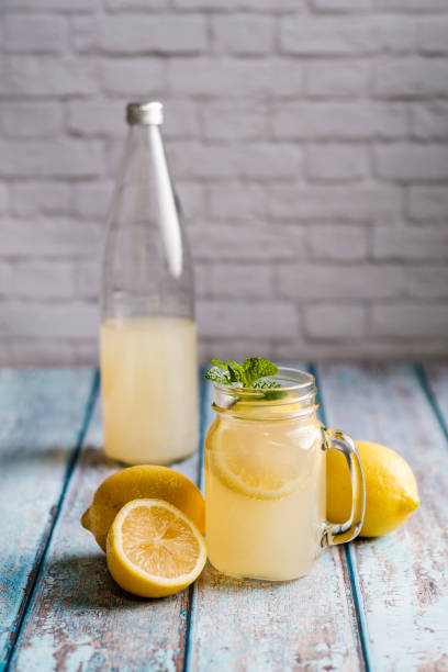 istock Glass with natural lemon juice 1199488521