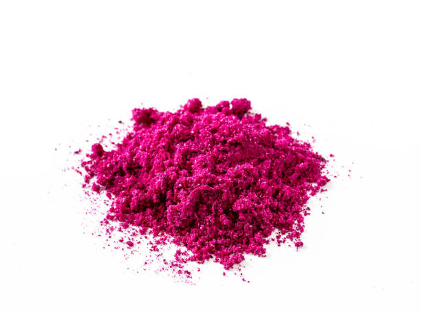 istock dragon fruit powder isolated on white background. 1199493543