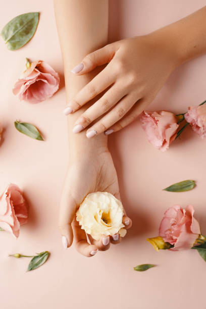 istock Close-up beautiful sophisticated female hands 1199494742