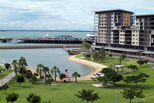 호주, 다윈 - darwin australia northern territory harbor 뉴스 사진 이미지