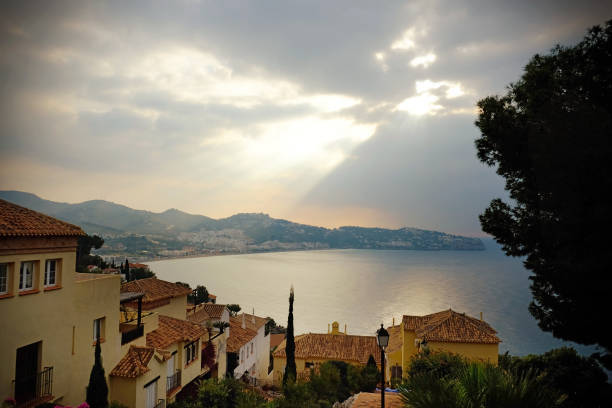 A view of the lovely bay at La Herradura, Costa tropical, Andalucia