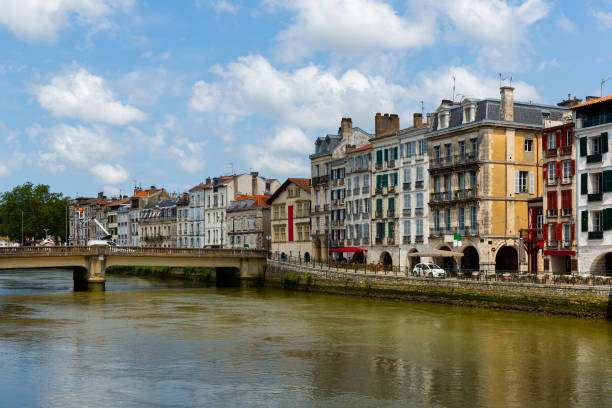 istock Bayonne embankment on Nive river 1199500046