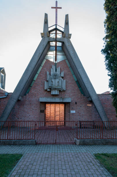 istock View of a catholic church 1199500826