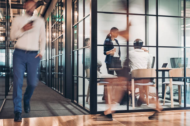 istock Motion in the office building 1199502645