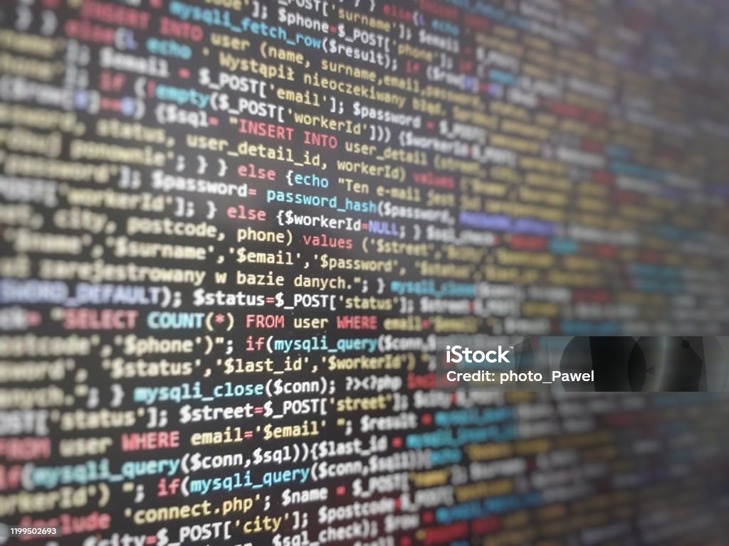 Code Html Php Web Programming Source Code Abstract Code Background ...