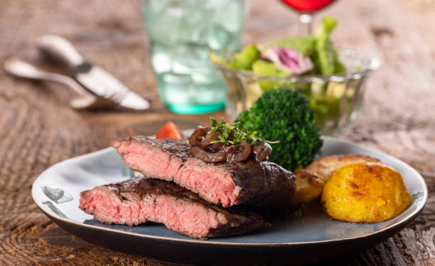 istock halves of a steak on a plate 1199507849