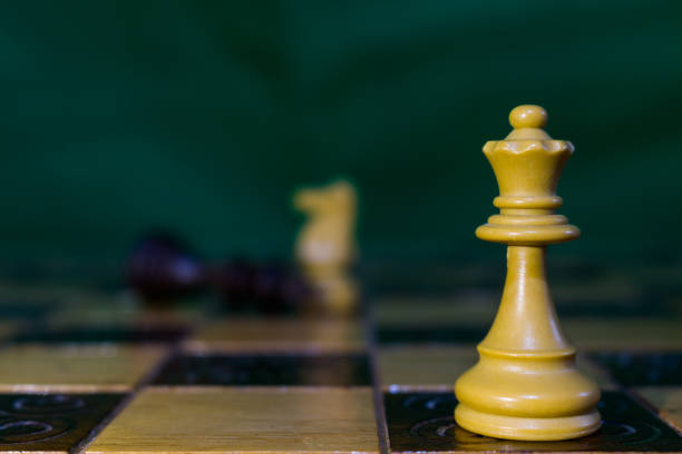 istock Chess photographed on a chessboard 1199510451