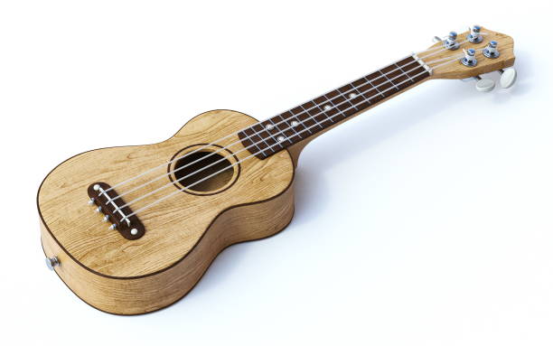 istock Wooden traditional soprano ukulele 3D 1199520503