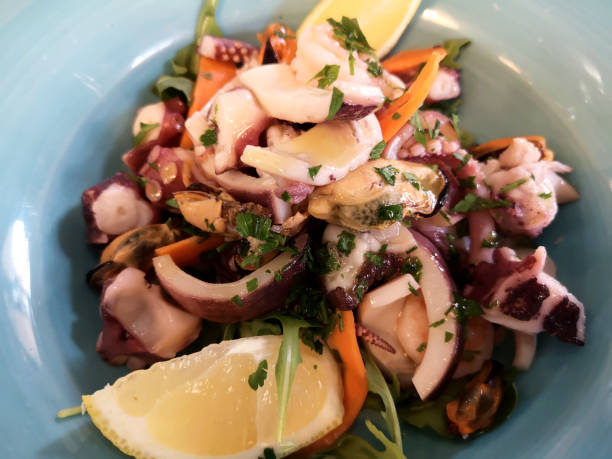 Seafood salad, Sicily