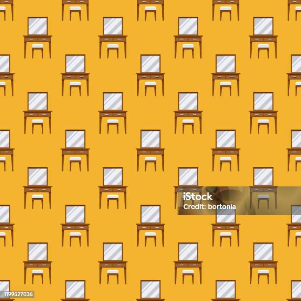 Vanity Pattern Vector Vanity Furniture Pattern Stock Illustration - Download Image Now ...
