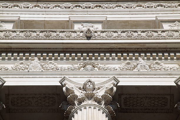 istock Low Angle View of Neoclassical Marble Monument 119952743