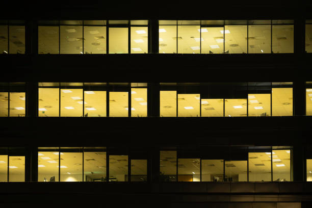 istock an office building at night 1199529959