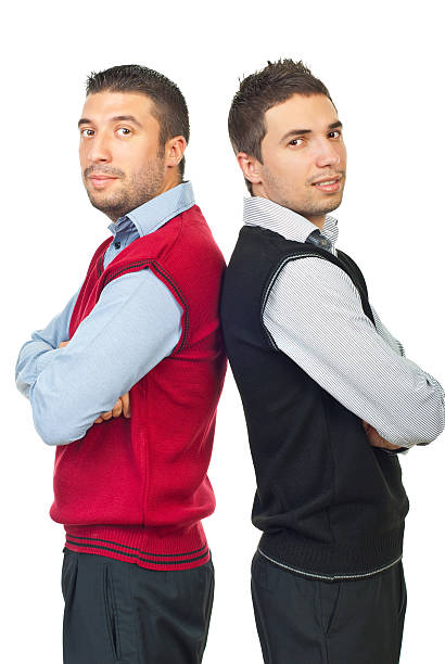 istock Two businessmen in shirts and vests 119953854