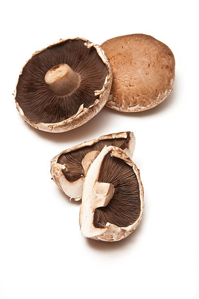 istock Portobello mushrooms whole and halved 119954686