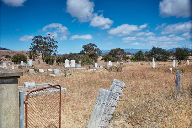 istock Historical graveyard at Fingal, north eastern Tasmania 1199547491