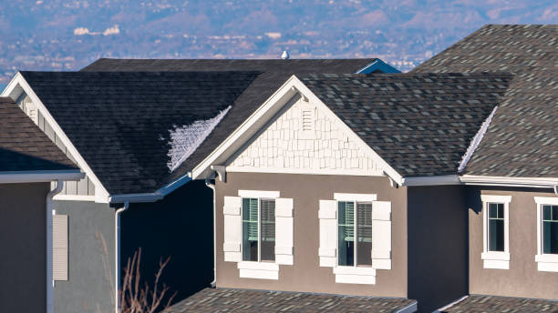 istock Panorama Beautiful grey houses against mountain background day light 1199550286