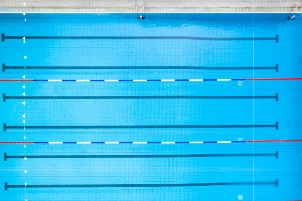 istock Aerial  view of  swimming pool 1199550980