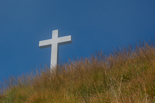 The cross on the slope of Mount Rigi