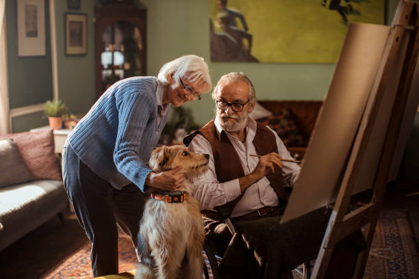 istock Senior Couple Painting 1199557262