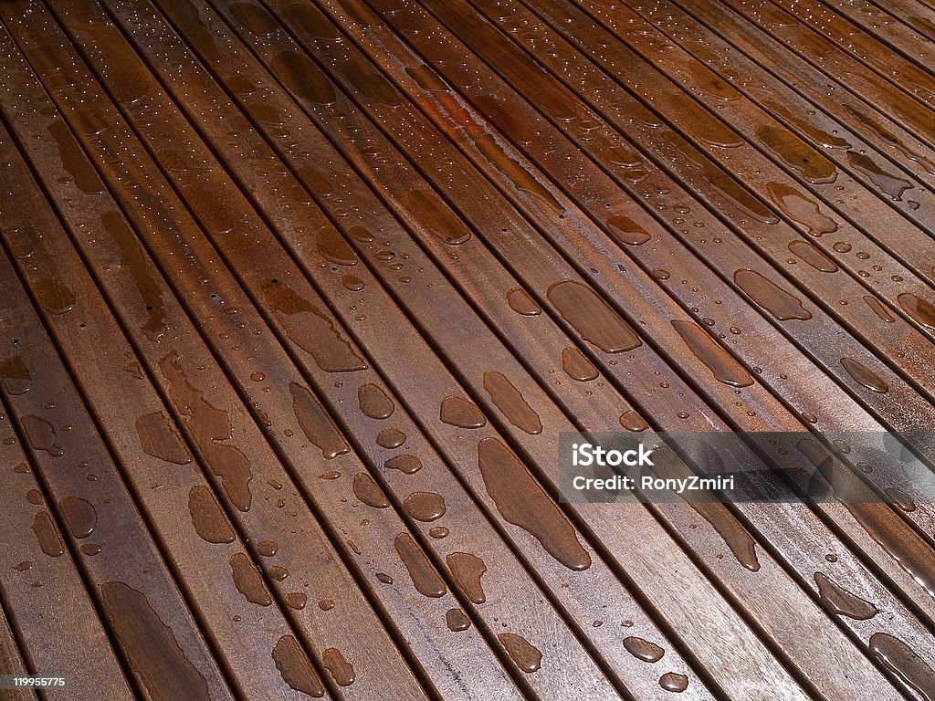 Bela mahogny piso de madeira-de-lei - Foto de stock de Chão royalty-free