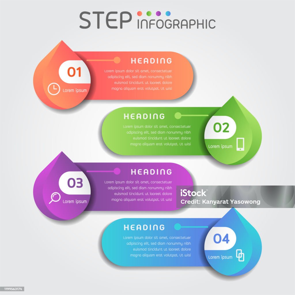 Geometric Shape Elements With Steps Options Processes Or ...