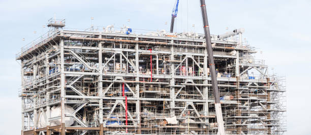 istock Panorama Gas Factory 1199573832