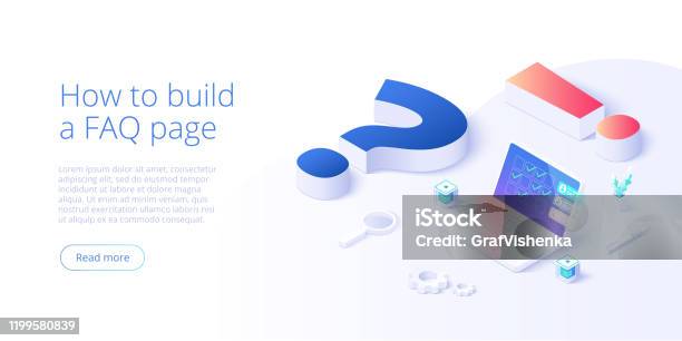 Faq Graphics Ideas Faq Concept In Isometric Vector Illustration Frequently Asked Questions ...