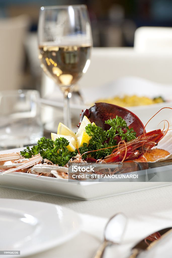 Meeresfrüchte-Gericht - Lizenzfrei Eleganz Stock-Foto