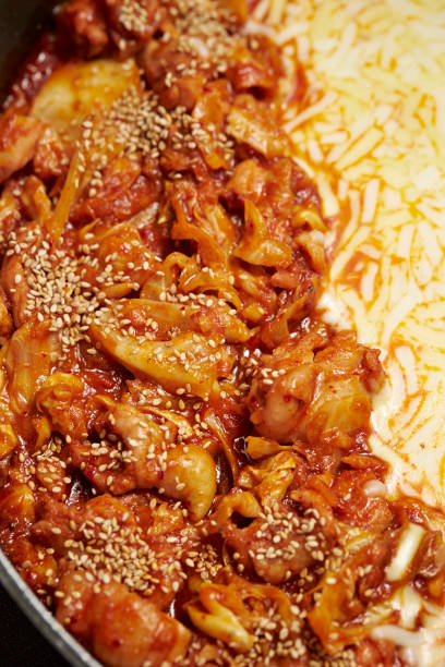 istock Korean grilled chicken and cheese 1199584291