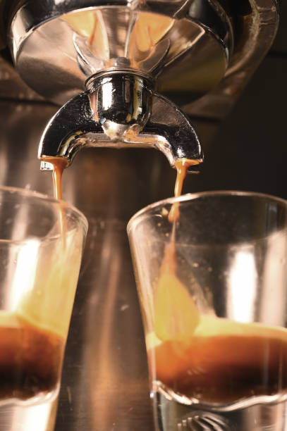 istock close up of coffee machine preparing cup 1199584293