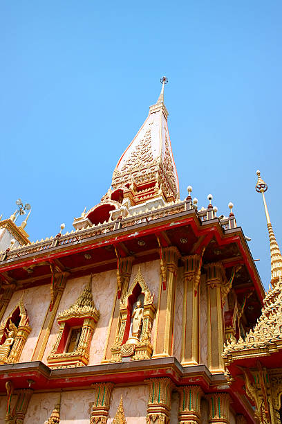 templo budista - bangkok province photography construction architecture imagens e fotografias de stock