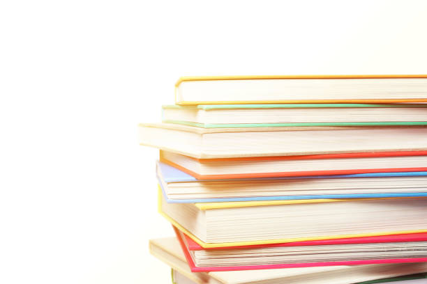 istock Close-up on a Stack of Colourful Books 1199586262