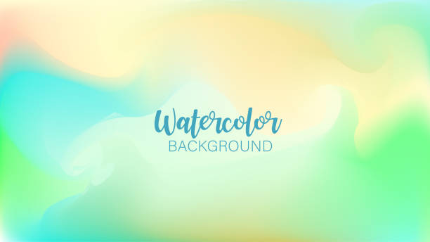 istock Pastel watercolor backdrop.  Fashion background. Watercolor brush strokes. Creative illustration. Artistic color palette. Vector illustration. 1199586446