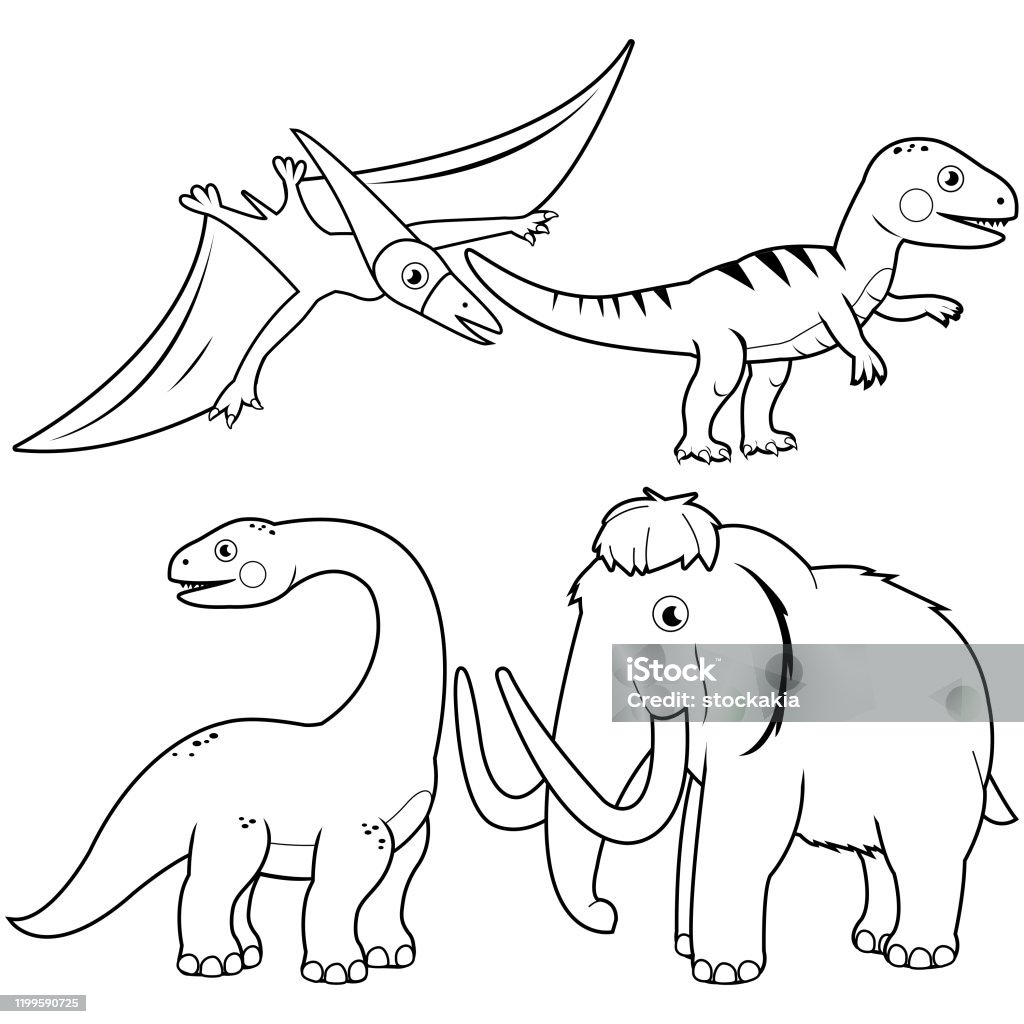 Páginas Colorindo Com Rex Do Tiranossauro Ilustração do Vetor - Ilustração  de dinossauro, cartoon: 135693849